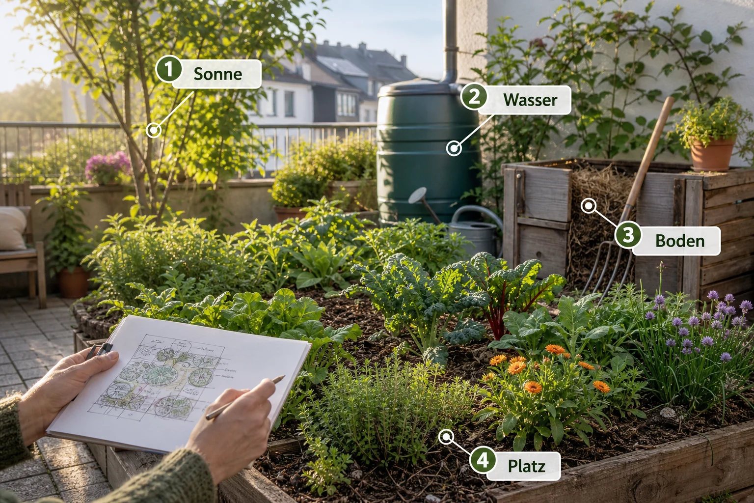 Infografik: Auswahlkriterien für Permakultur - Permakultur Garten Anlegen Anfänger: Anleitung, Tipps und häufige Fehler