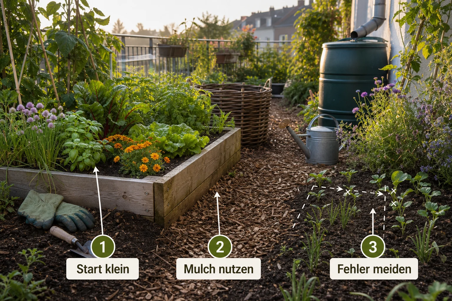 Infografik: Fazit - Permakultur Garten Anlegen Anfänger: Anleitung, Tipps und häufige Fehler