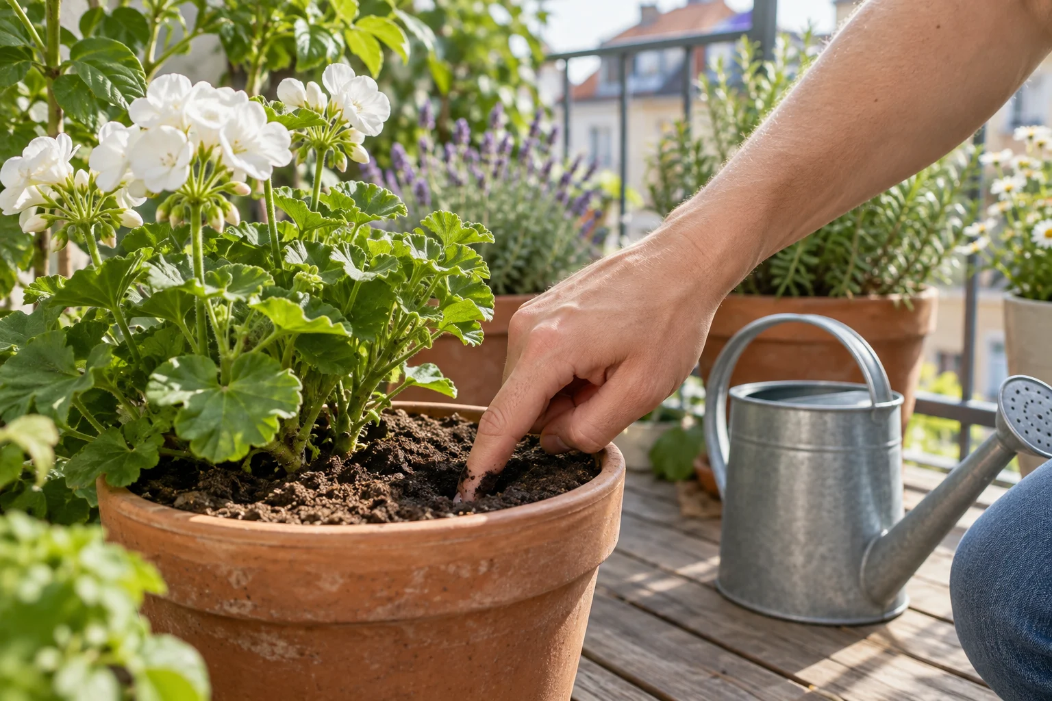 Foto: Pflanzen richtig gießen wann wie: Den Wasserbedarf zuverlässig erkennen - Pflanzen richtig gießen: Wann und wie? Anleitung, Tipps und häufige Fehler