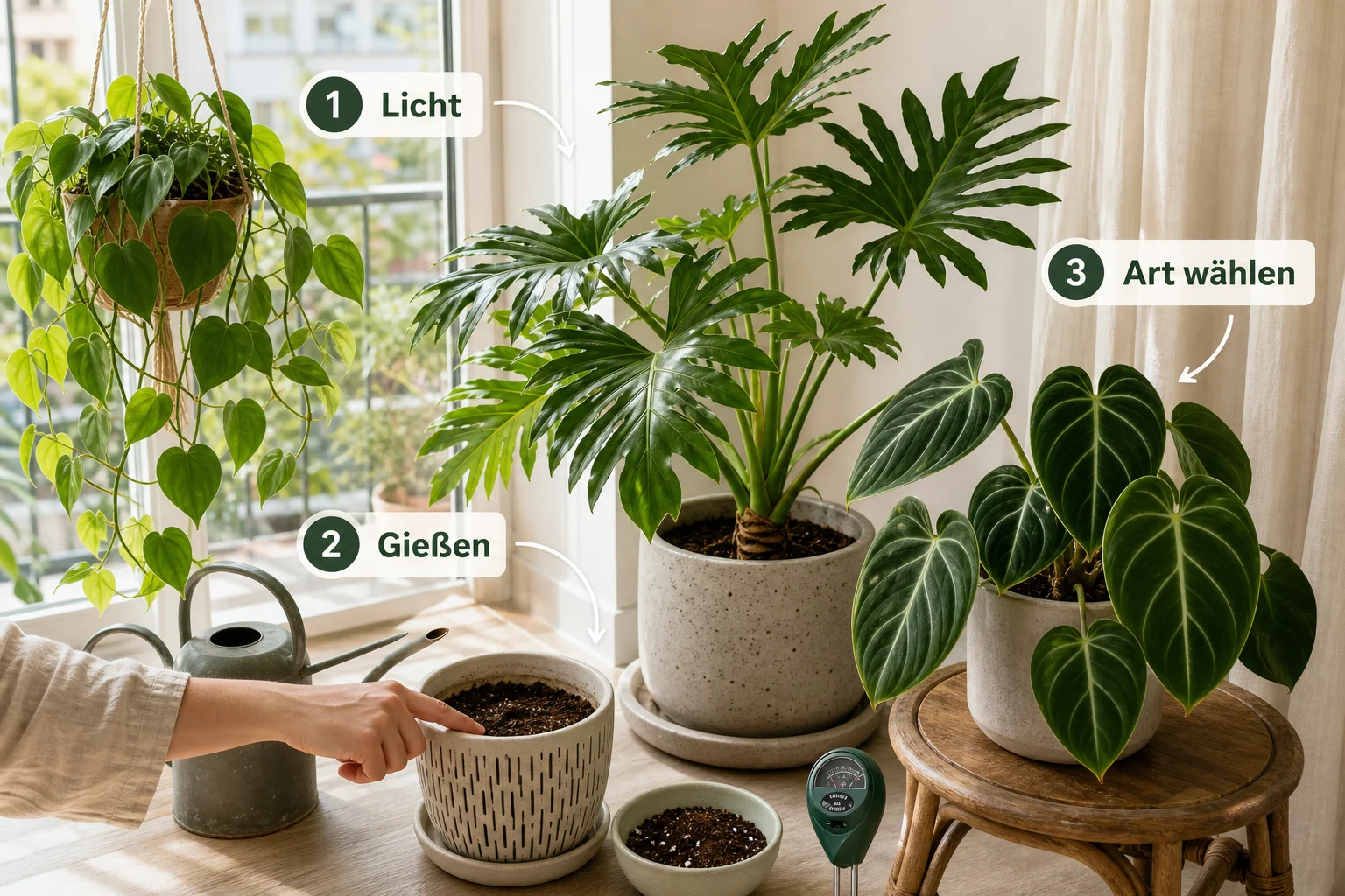 Infografik: Einführung: Was Sie zu philodendron pflege arten unterschiede wissen sollten - Philodendron Pflege Arten Unterschiede: Anleitung, Tipps und häufige Fehler