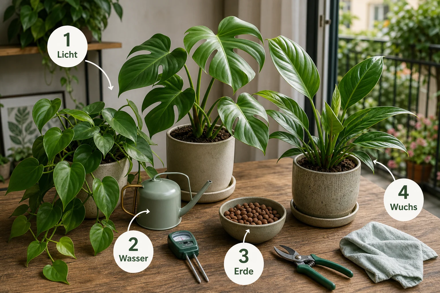 Infografik: Praktische Checkliste - Philodendron Pflege Arten Unterschiede: Anleitung, Tipps und häufige Fehler