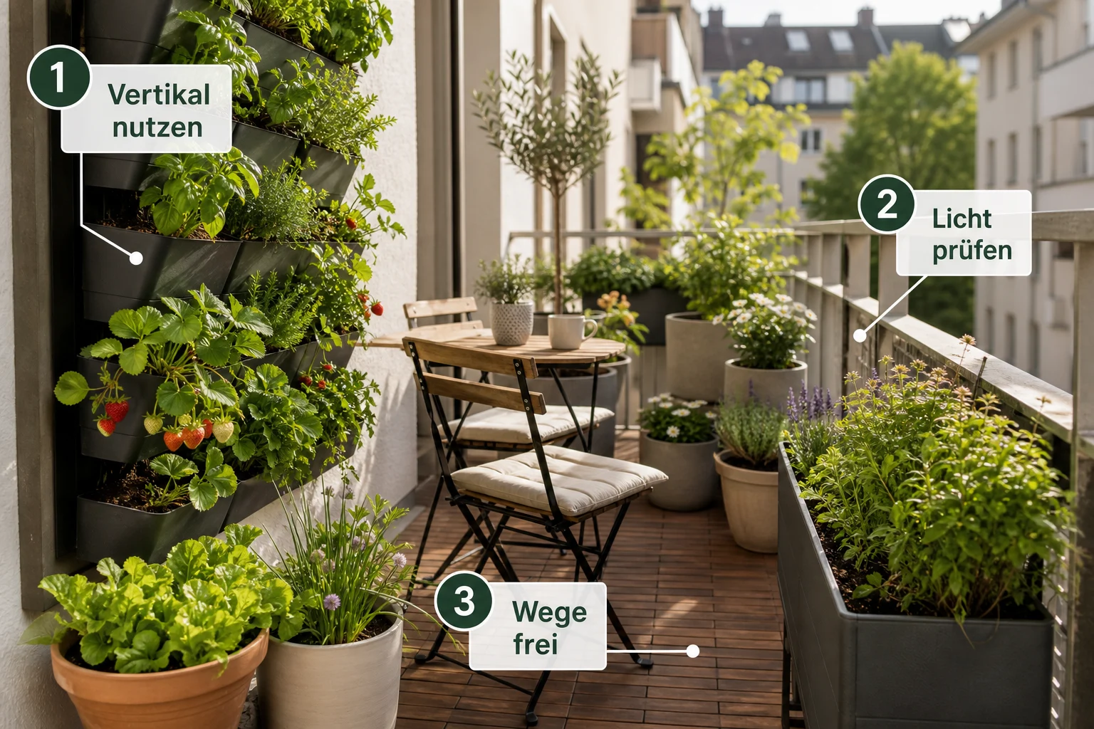 Infografik: Fazit - Raumwunder Balkon Pflanzen Ideen: Anleitung, Tipps und häufige Fehler