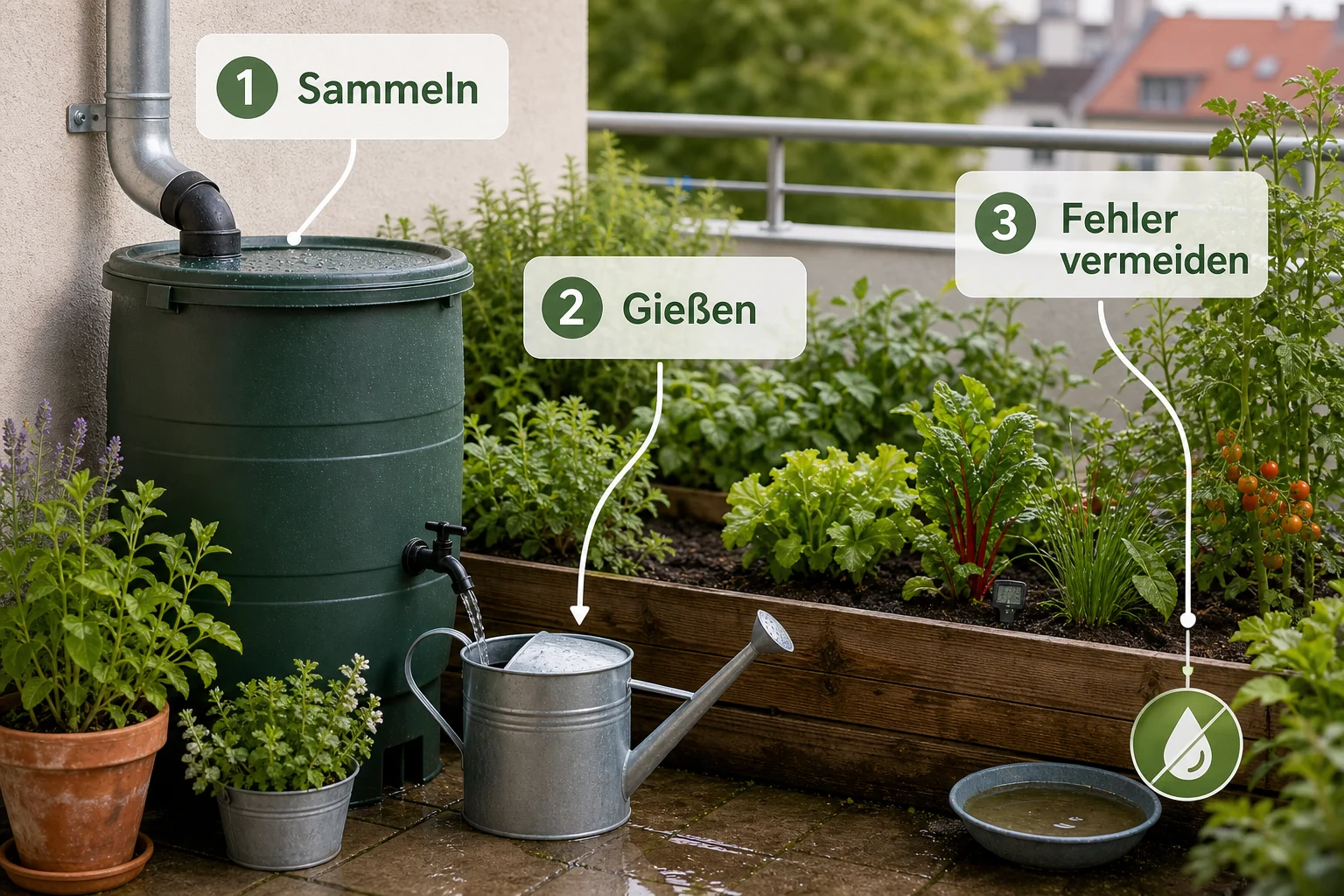 Infografik: Fazit - Regenwasser Nutzen Garten Erlaubt: Anleitung, Tipps und häufige Fehler