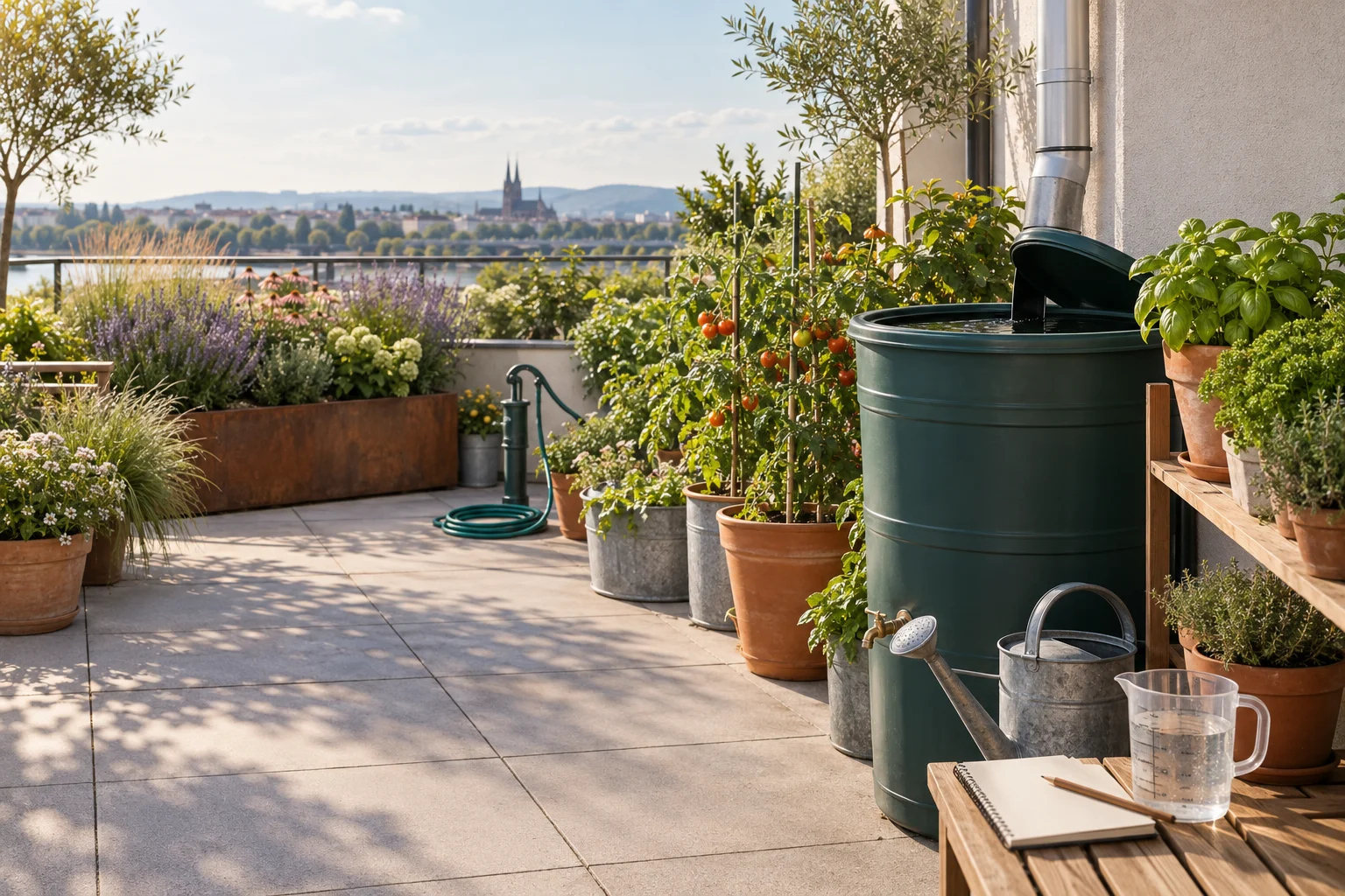 Foto: Wie bestimmen Sie Wasserbedarf und Speichergröße? - Regenwasser sammeln Garten System: Anleitung, Tipps und häufige Fehler