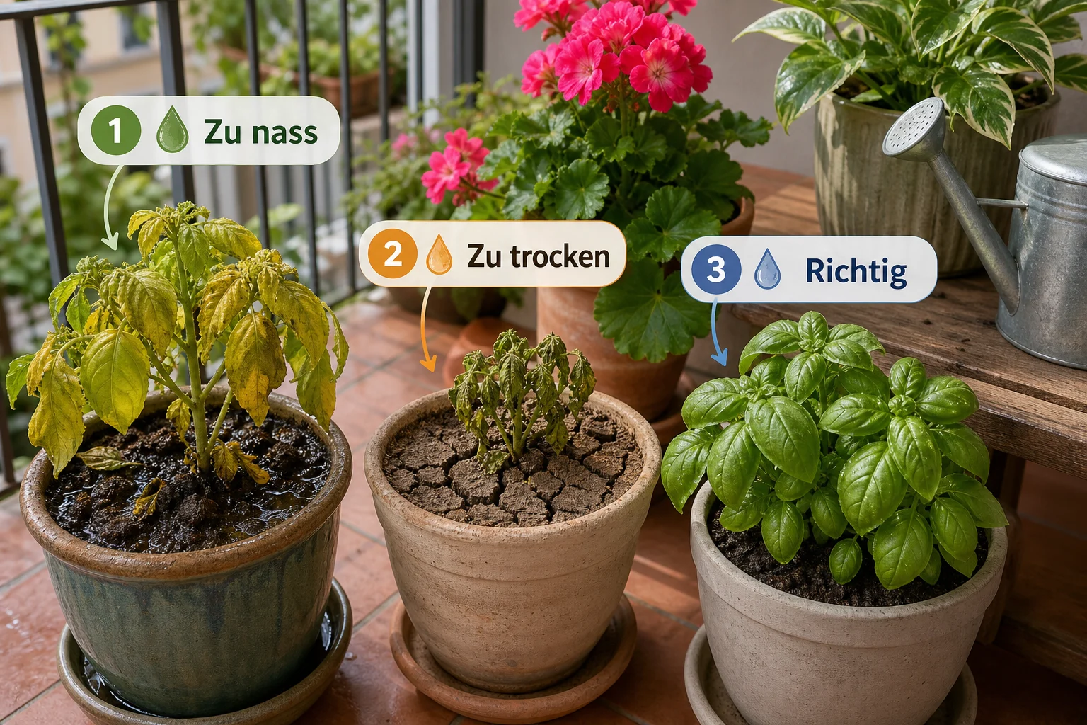 Infografik: Häufige Fehler und wie Sie sie vermeiden - Richtig Gießen Pflanzen Anfänger: Anleitung, Tipps und häufige Fehler