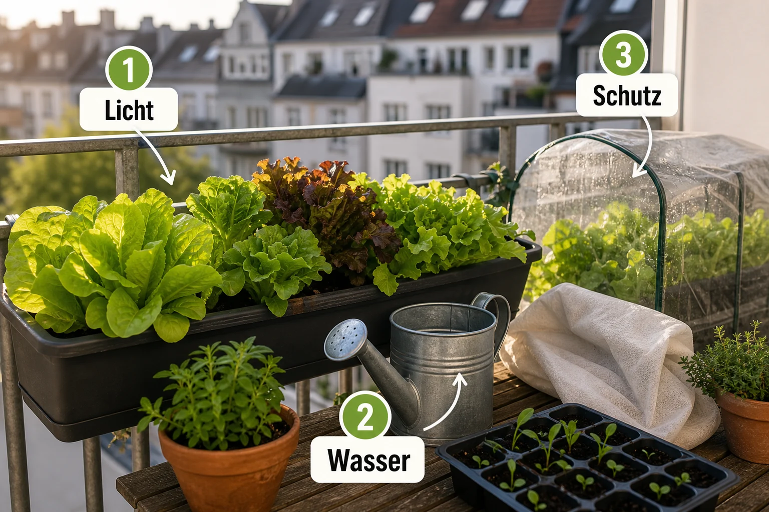 Infografik: Einführung: Was Sie zu salat anbauen balkon ganzjährig wissen sollten - Salat Anbauen Balkon Ganzjährig: Anleitung, Tipps und häufige Fehler