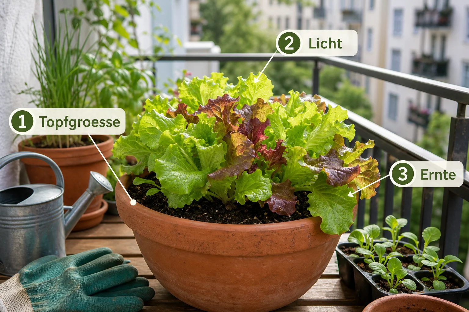 Infografik: Einführung: Was Sie zu salat balkon anbauen pflücksalat topf wissen sollten - Salat Balkon Anbauen Pflücksalat Topf: Anleitung, Tipps und häufige Fehler