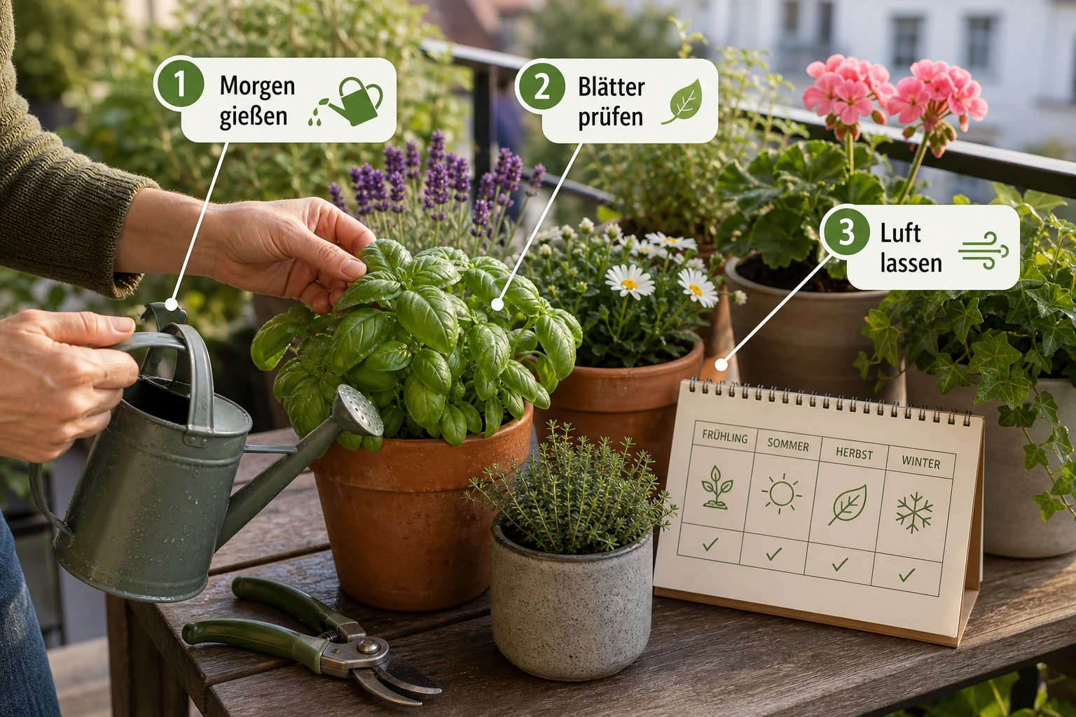 Infografik: Pflege, Timing und saisonale Besonderheiten - Schädlinge Vorbeugen Pflanzen Gesund: erkennen, vorbeugen und lösen