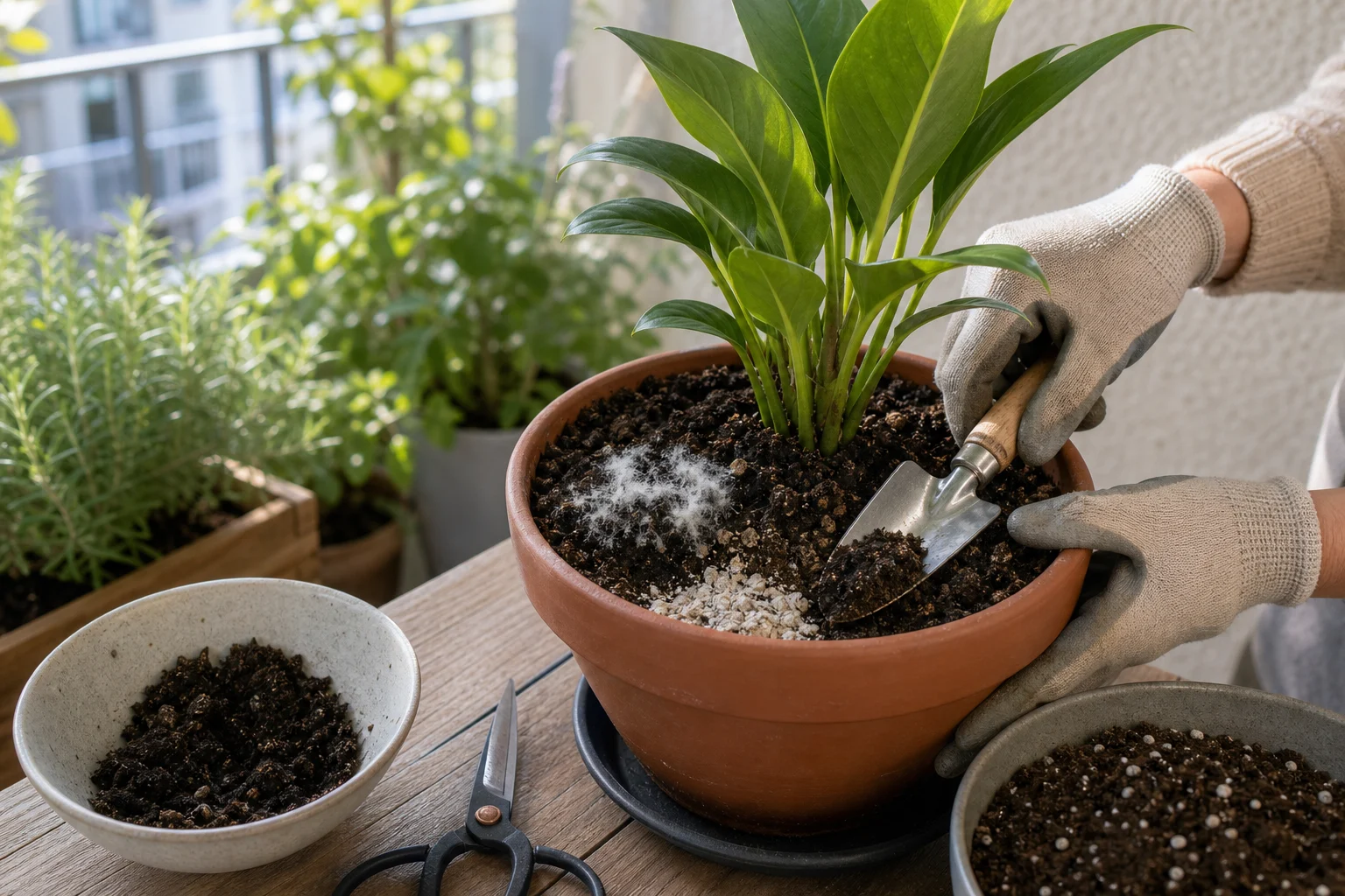 Foto: Einführung: Was Sie zu schimmel blumenerde gefährlich entfernen wissen sollten - Schimmel Blumenerde gefährlich entfernen: Anleitung und Tipps