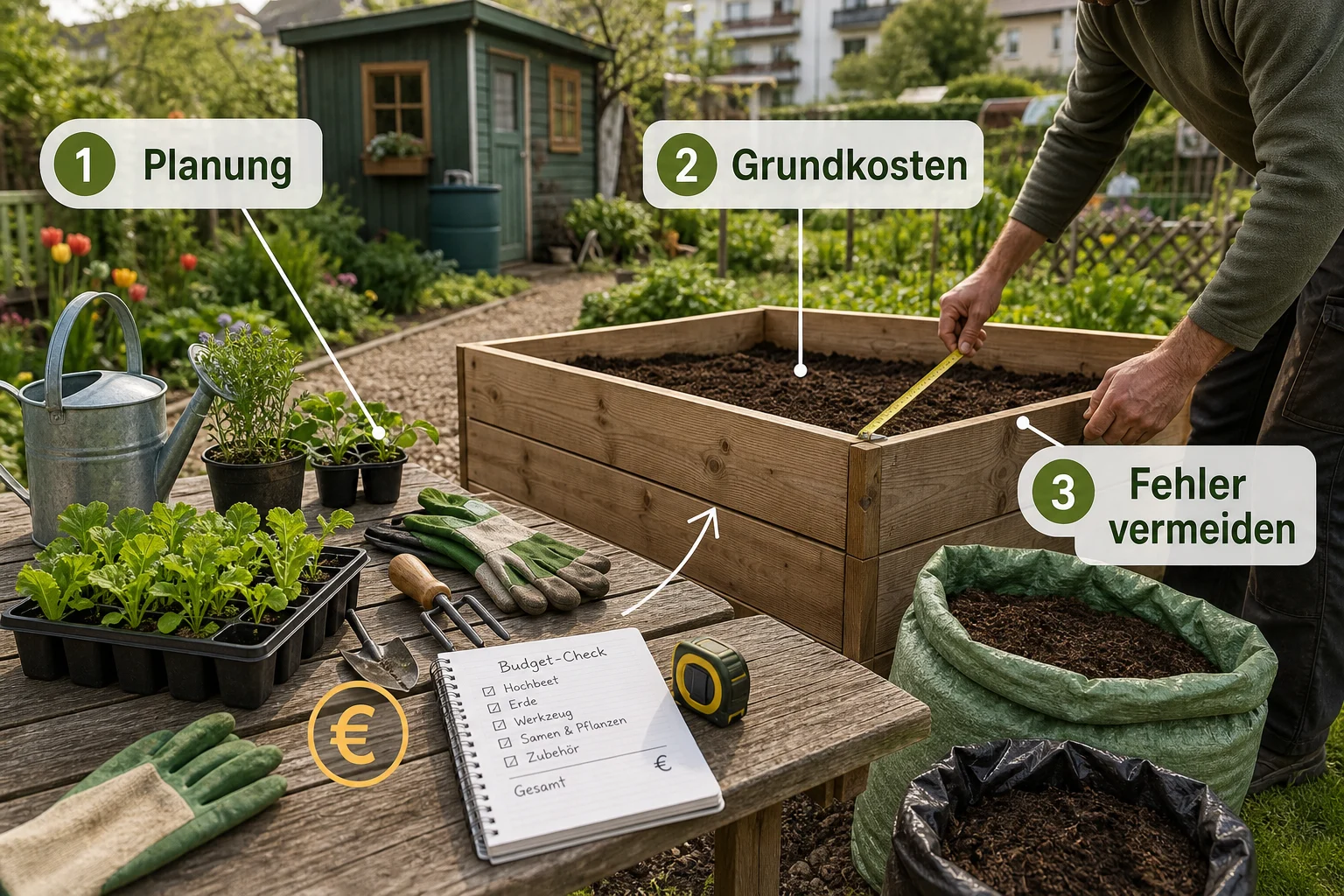 Infografik: Einführung: Was Sie zu schrebergarten anlegen anfänger kosten wissen sollten - Schrebergarten Anlegen Anfänger Kosten: Anleitung, Tipps und häufige Fehler