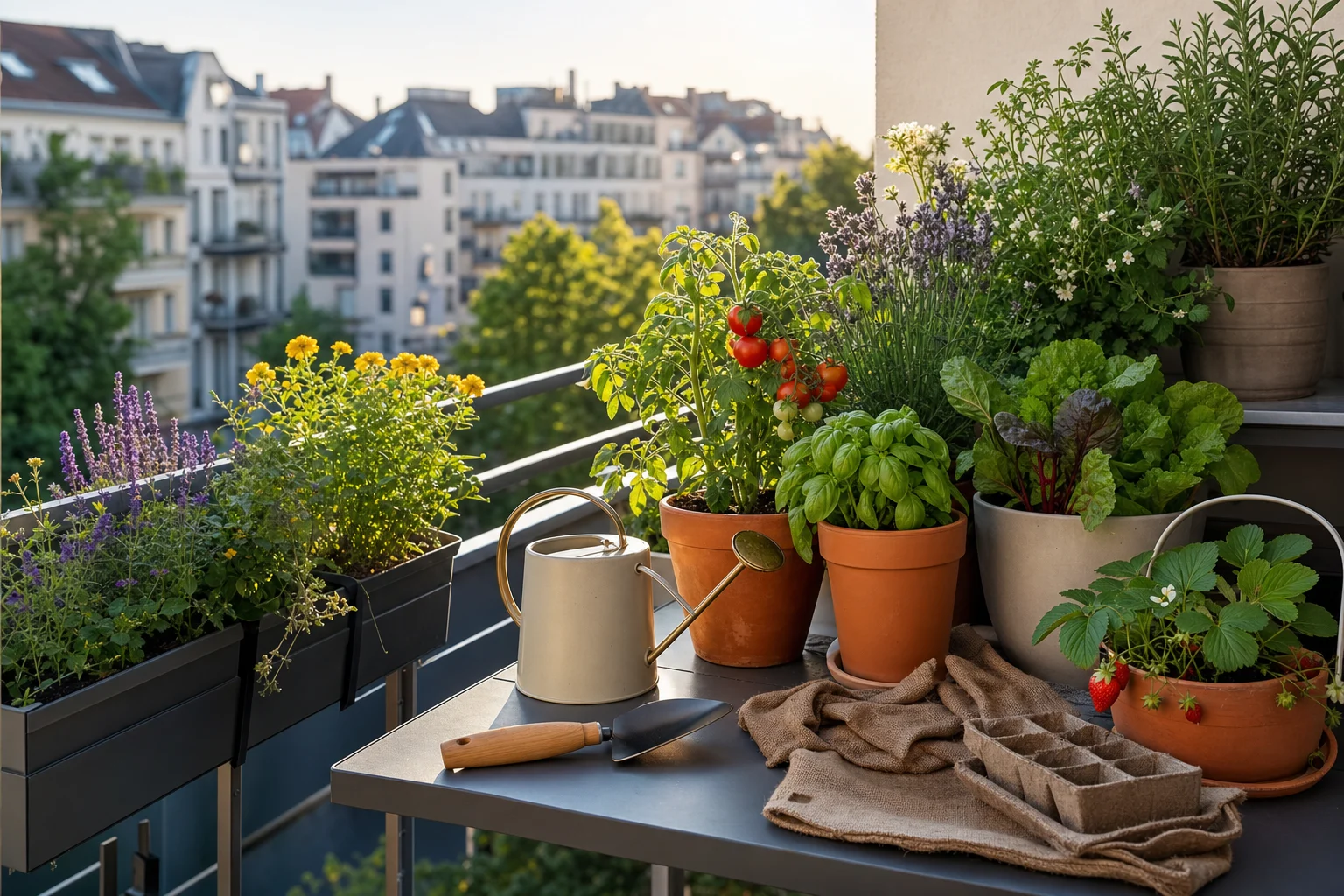 Stadtbalkon Gestalten Urban Gardening: Anleitung, Tipps und häufige Fehler
