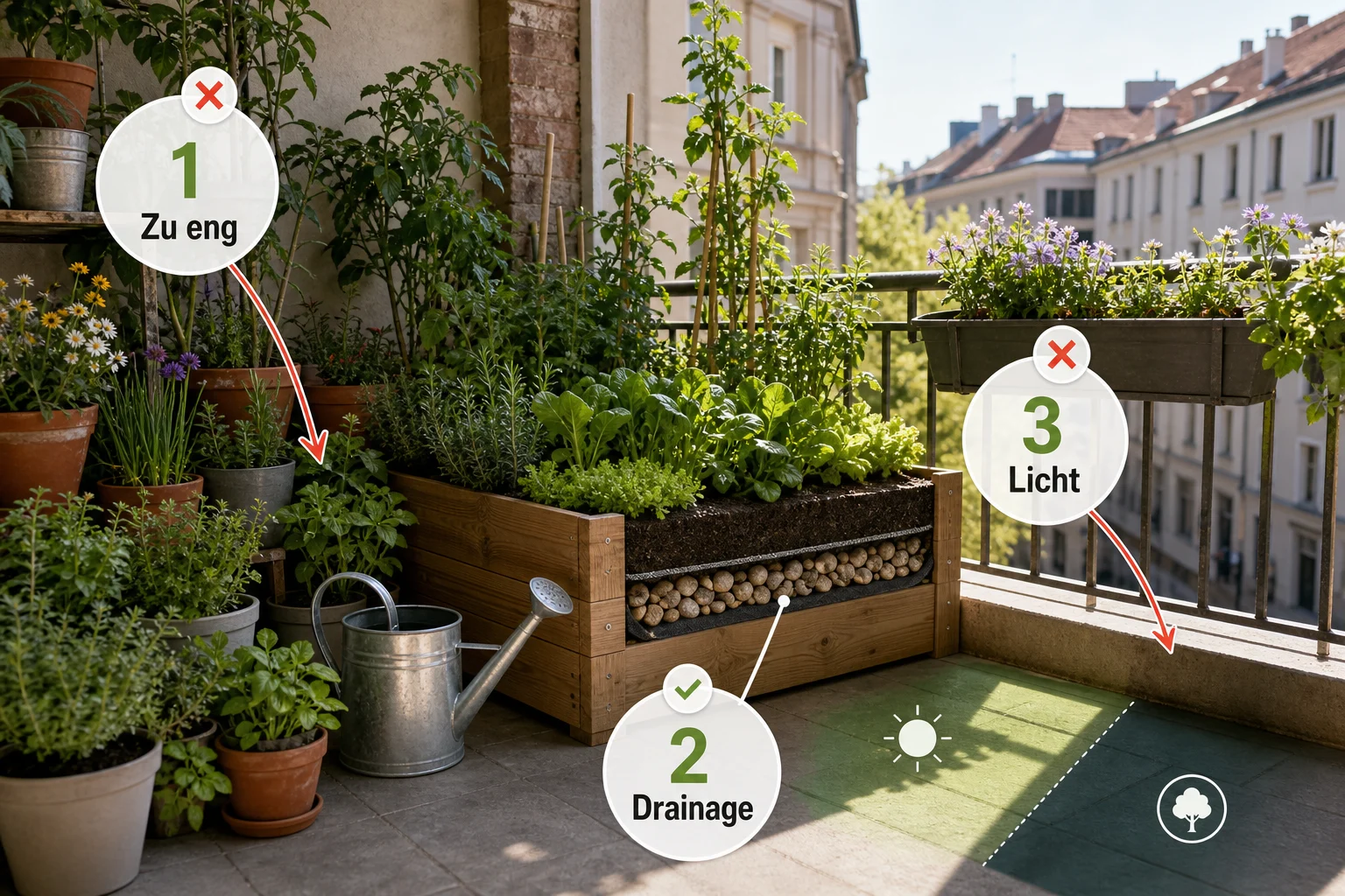 Infografik: Häufige Fehler und wie Sie sie vermeiden - Stadtgarten Anlegen Kleine Fläche: Anleitung, Tipps und häufige Fehler