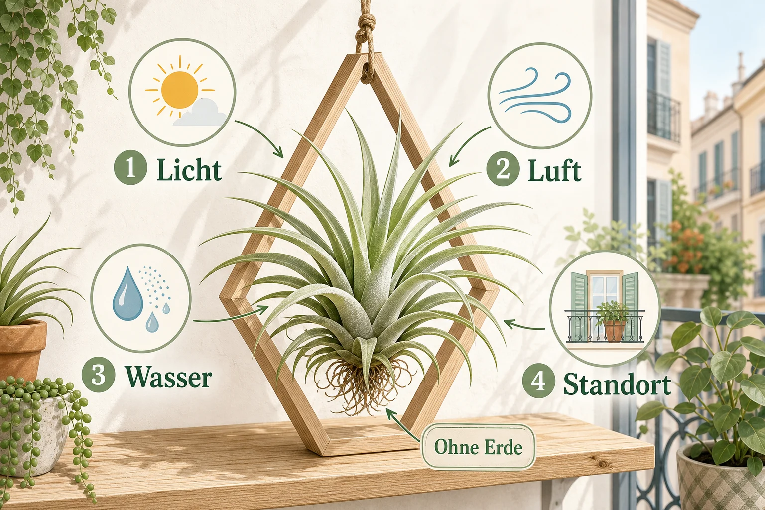 Infografik: Auswahlkriterien für Exotische Pflanzen - Tillandsien Pflege Ohne Erde Luftpflanzen: Anleitung, Tipps und häufige Fehler