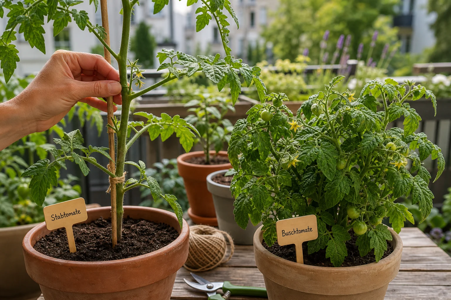 Foto: Muss ich alle Tomaten ausgeizen? - Tomaten ausgeizen Anleitung Warum: Schritt-für-Schritt erklärt