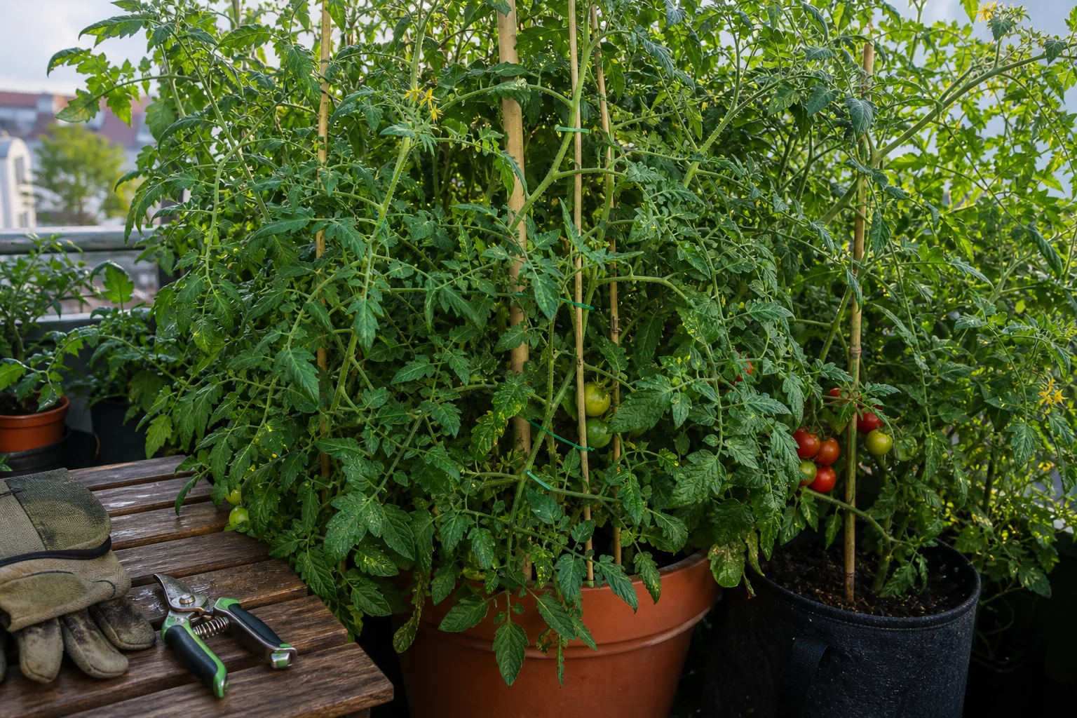 Foto: Was passiert, wenn ich Tomaten nicht ausgeize? - Tomaten ausgeizen Anleitung Warum: Schritt-für-Schritt erklärt