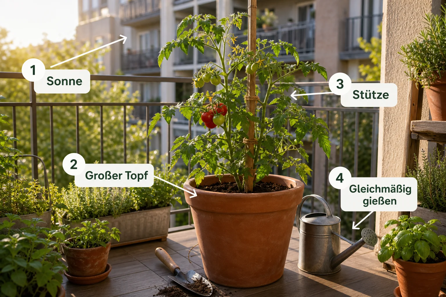 Infografik: Einführung: Was Sie zu tomaten balkon anbauen anfänger anleitung wissen sollten - Tomaten Balkon Anbauen Anfänger Anleitung: Schritt-für-Schritt erklärt