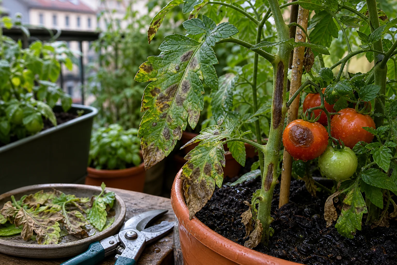 Foto: Ursachen erkennen und sicher einordnen - Tomatenkrankheiten erkennen und vorbeugen: Symptome sicher deuten