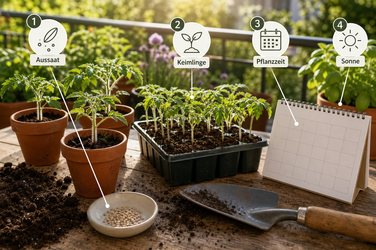 Infografik: Einführung: Was Sie zu tomaten pflanzen anleitung aussaat zeitpunkt wissen sollten - Tomaten Pflanzen Anleitung Aussaat Zeitpunkt: Schritt-für-Schritt erklärt