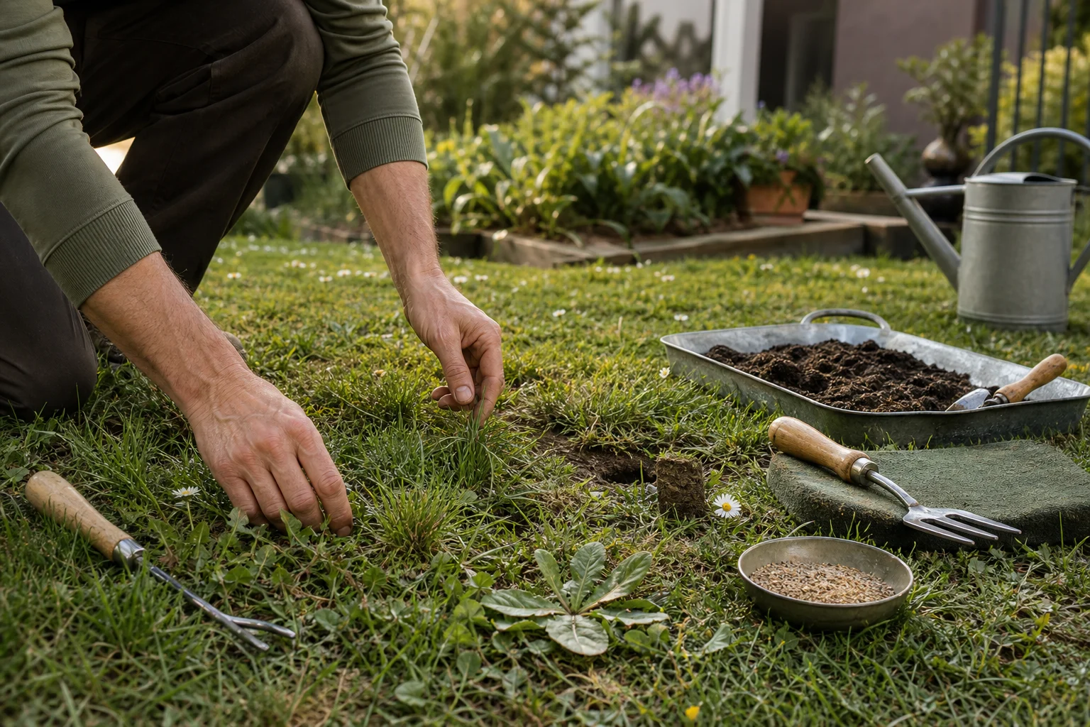 Foto: Was bedeutet unkraut rasen entfernen natürlich im Garten wirklich? - Unkraut Rasen Entfernen Natürlich: Anleitung, Tipps und häufige Fehler