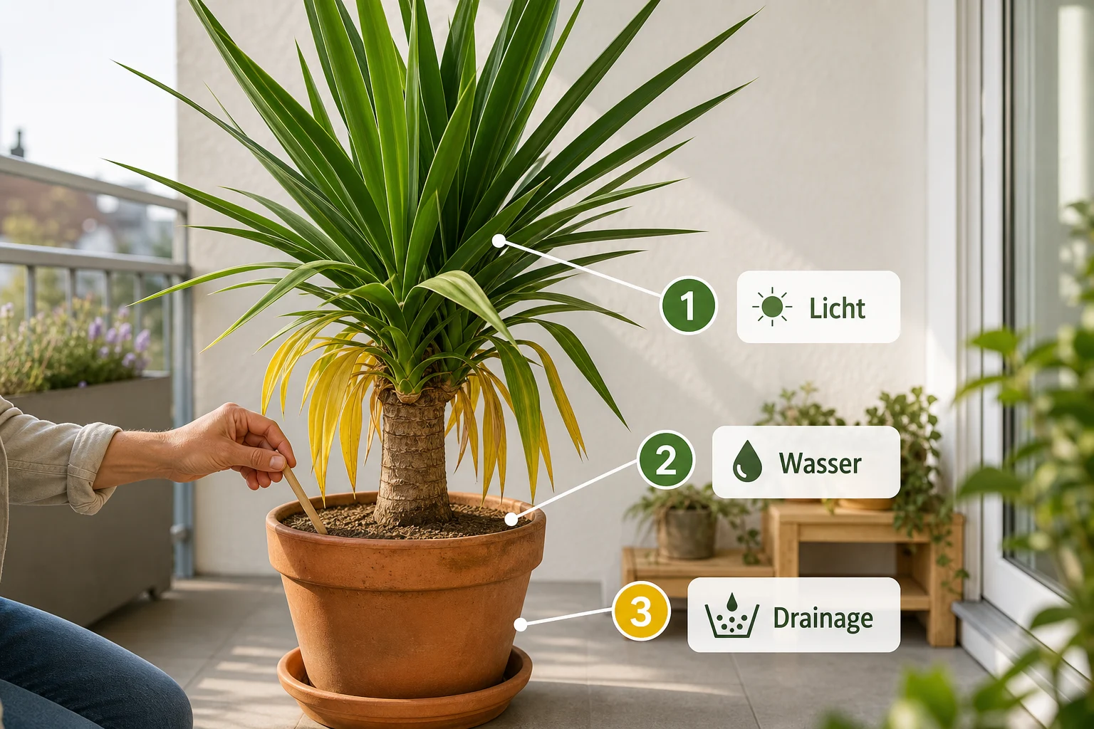 Infografik: Einführung: Was Sie zu yucca palme pflege gelbe blätter wissen sollten - Yucca Palme Pflege Gelbe Blätter: Anleitung, Tipps und häufige Fehler