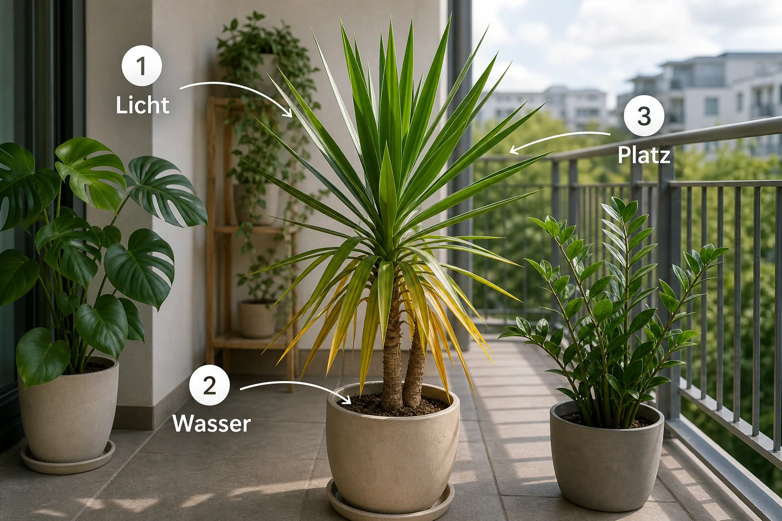 Infografik: Auswahlkriterien für Beliebte Zimmerpflanzen - Yucca Palme Pflege Gelbe Blätter: Anleitung, Tipps und häufige Fehler